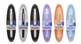 라이텍 캡리스 노크식 만년필 블랙 잉크 카트리지 5개 세트 캘리그래피,스케치,선물용, 필사 : 클리카본사직영샵