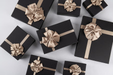 크리스마스 싸바리 선물상자 옷 기프트 답례품 이벤트 공단리본 선물포장박스 단상자 3호 : 예쁨에바나나