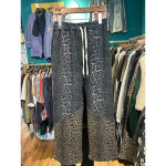 스타일 레오파드 절개 팬츠 /르레브56 : 르레브56