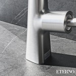 에떼르노 싱크대수전 무광 폭포수 수전 3001 니켈 : 키썸 : KITSOME