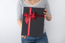 크리스마스 싸바리 선물상자 옷 기프트 답례품 이벤트 공단리본 선물포장박스 단상자 3호 : 예쁨에바나나