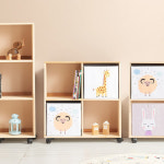 800바퀴달린 이동식책장 4칸 오픈형 2단책장 공간활용 거실전면책장 : 요즘가구