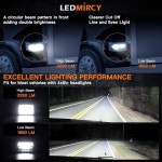 LEDMIRCY 4x6인치 LED 조명 고저밀봉 빔 직사각형 LED 조명 4PCS 45W LED 조명 H4651 H4652 H4666 H6545 H4668 H4642와 호환됩니다... 