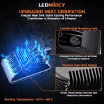 LEDMIRCY 4x6인치 LED 조명 고저밀봉 빔 직사각형 LED 조명 4PCS 45W LED 조명 H4651 H4652 H4666 H6545 H4668 H4642와 호환됩니다... 