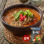하동 추어탕 500g x 6팩 추어탕택배 추어탕포장 간편국 즉석냉동 보양음식 : 하동 우렁 추어탕