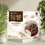 롯데웰푸드 몽쉘통통 생크림케이크 오리지널 408g, 1개 : 서양 과자점