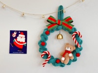 아라크네스 벨벳리스 / 마크라메 크리스마스리스 diy 만들기 키트 : 아라크네스