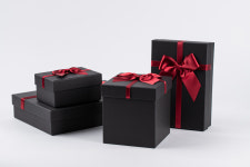 크리스마스 싸바리 선물상자 옷 기프트 답례품 이벤트 공단리본 선물포장박스 단상자 3호 : 예쁨에바나나