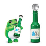 [하이트진로]참이슬 블루투스 마이크 숟가락 마이크 노래방 틱톡 굿즈 술자리템 : 플레이랩 PLAYLAB