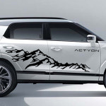 ArtX 액티언 바디 사이드 마운틴 데칼스티커-NO.933 : xauto