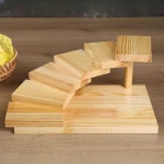 식기 사시미 플레이팅 초밥 계단접시 일식 우드 트레이 : 을지로공장