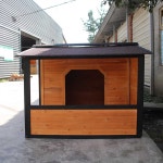 대형견 야외 하우스 애견집 강아지집 방부목 대형 진돗개 원목 텐트 집 마당 겨울 개집 : 디케이누리상사