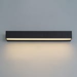 KS 외벽등 LED 외부 일자 라인 베란다 사각 포인트 벽등 벽부등 블랙/소 : 필이네마켓-필마켓