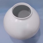 이천도자기 산수요 백자 무광 달항아리 (높이43cm) : 우리도예