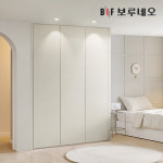 보루네오 작은방 붙박이장 레스 무몰딩 10cm 푸쉬도어 E0 등급 : BIF 보루네오가구