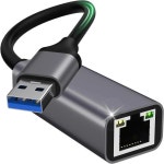USB 3.0 이더넷 어댑터, 휴대용 1 기가비트 네트워크 허브, RJ45 A : 두령물류