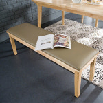 1300인테리어 등받이벤치의자 내추럴컬러 팔걸이식탁의자 공간활용 원목긴의자 : 요즘가구