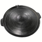 무쇠불판 솥뚜껑 삼겹살 고기불판 국내산 옛날 가마솥 삼겹살 구이판 38cm : 무쇠주물공장