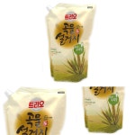 우리밀성분 순한 주방세제 야채 과일 세정제 기름때 설거지 세제 리필형 1.2L : 시즐스토어