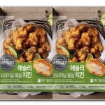 1+1 애슐리 오리지널 통살 치킨 1.2kg 2개 냉동 순살 : 코코구니