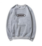 새상품 남녀공용 CREW 원로고 루즈핏 맨투맨 기모 그레이 M L XL : 빈티지그루