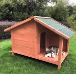 야외개집 실외개집 대형견 케이지 견사 방수 하우스 철제 : 셀러케이샵