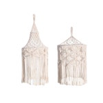 MACRAME 보호 행잉 램프 커버 보헤미안 바닥 전등갓 천장 : 필승조명