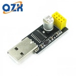 아두이노용 무선 통신 마이크로 컨트롤러 CH340 USB to ESP8266 ESP-01 와이파이 모듈 어댑터 컴퓨터 전화 로트 당 5 개 : 송하유통57