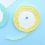 몽스쿨 무지 리본 1cm 레몬 (22m) : 주식회사 아이피