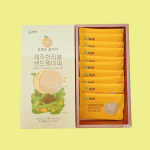 제주 한라봉 웨이퍼 샌드 과자 디저트 선물 제주도기념품 : 트로피칼제주