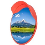 도로 반사경 반사경 거울 사고예방 삼거리 보급형 55cm 실외 : 구대장인1