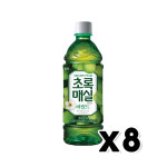 초록매실 마일드 저칼로리 페트음료 500ml x 8개 : 블리스원샵