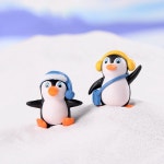니트 펭귄 크리스마스 미니어처 피규어 테라리움재료 : 오르골만듦