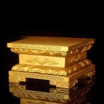 관음보살 불상 비수 받침대 사각형 불교테이블 장식대 금색 직사각형 10호 : 지구만능템