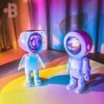 본디자인랩 선셋조명 우주인 오로라 무드등 무지개 석양 노을 우주비행사 : 본디자인랩