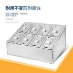 바트 냉장 바뜨 업소용 카페 밀폐 반찬 트레이 양념통 식당 밧드 50.3-22.5-21cm+3칸 : 모노플랜A3