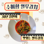맛있는 수미향 열무김치 10kg,5kg,3kg 대한민국 대표 김치 : 맛있는 김치 보강식품