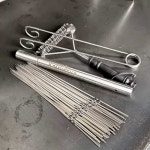 바베큐 그릴 바베큐 랙 스테인레스 스틸 5.0 탄소판 70cm : 권서방네68