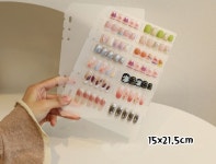 네일아트북M + 속지2장 네일차트북 네일아트북 : 구름스톤