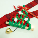 LED 크리스마스 양말목 트리 마크라메 도어벨 만들기 DIY : 릴리몰리