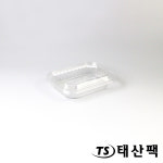 DAP-203 반찬용기(PET) 투명 검정 600개 : 태산팩
