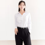여성셔츠 흰색 면접 정장셔츠 남방 와이셔츠 빅사이즈 (~4XL) : 더웨이나인