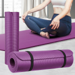 NBR 10mm딥퍼플 요가매트 운동 홈트 헬스장 홈트레이닝 필라테스 짐매트 층간소음 헬스 : 블랙메론
