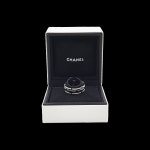 [중고] 샤넬 Chanel J2636 화이트골드 블랙 세라믹 울트라 반지 (12호) : 중고명품 리에