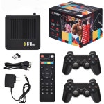 G11 프로 게임 박스 콘솔, 4k, Wi-Fi, 40000 게임, 듀얼 시스템, 128GB, 업그레이드된 시스템, 무선 컨트롤러 2개 ps1 /n64 : 서초직구희망