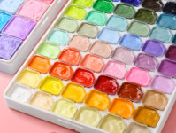 불투명 수채화 젤리 과슈 물감 30ml 224색,54색 : 미술언니