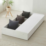 작은 싱글 침대 미니 일체형 자취방 작은방 원룸 고시원 기숙사 750 매트리스 포함 : 코지나인