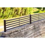 난간 울타리 펜스 담장 야외 담벼락 가림막 테라스 90cm 알루미늄망 25.6cm : 굿바겐세일