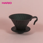 하리오 V60 메탈 핸드드립 커피 드리퍼 1-4잔용 매트블랙 : 다잇주