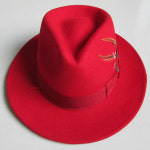 간단한 신사 파티 모자 페도라 펠트 재즈 페도라스 교회 캐주얼 야외 가을 쇼핑 : 엘케이비